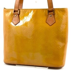LV Vernis Patent Leather Houston Vintage 💛 Beautiful Color. Vintage Authentic